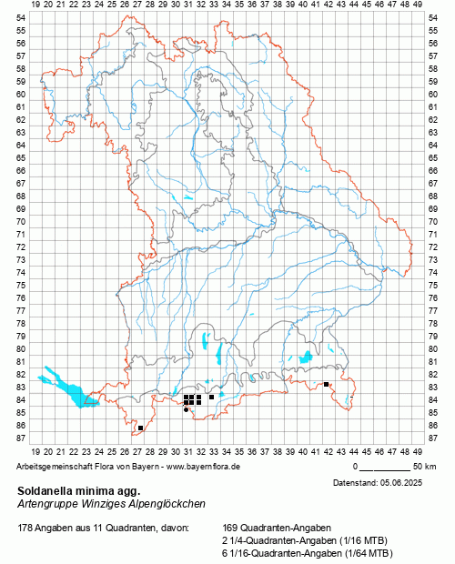 Die Verbreitungskarte zu Soldanella minima agg. wird geladen ...
