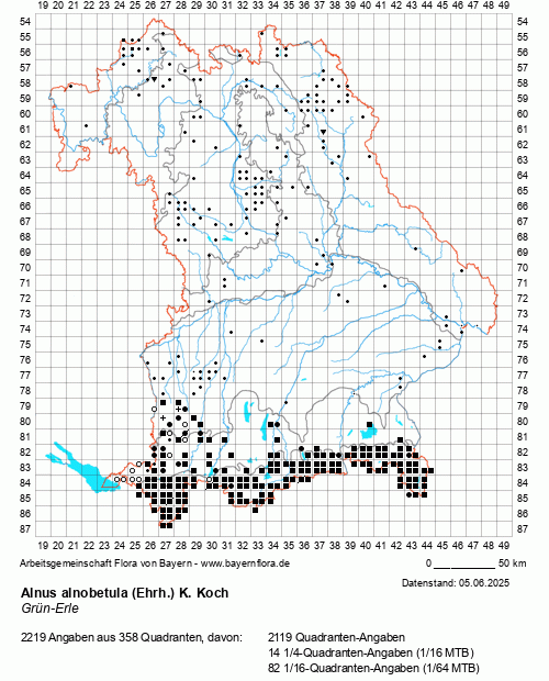 Die Verbreitungskarte zu Alnus alnobetula (Ehrh.) K. Koch wird geladen ...