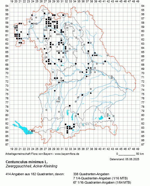 Die Verbreitungskarte zu Centunculus minimus L. wird geladen ...