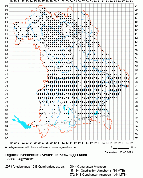 Die Verbreitungskarte zu Digitaria ischaemum (Schreb. in Schweigg.) Muhl. wird geladen ...