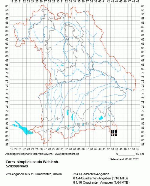 Die Verbreitungskarte zu Carex simpliciuscula Wahlenb. wird geladen ...