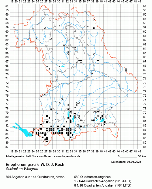 Die Verbreitungskarte zu Eriophorum gracile W. D. J. Koch wird geladen ...