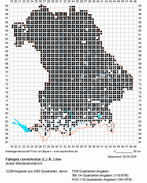 Die Verbreitungskarte zu Fallopia convolvulus (L.) Á. Löve wird geladen ...