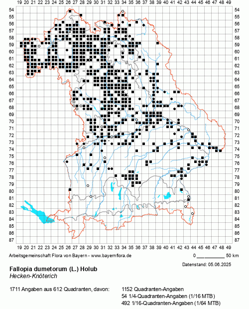 Die Verbreitungskarte zu Fallopia dumetorum (L.) Holub wird geladen ...