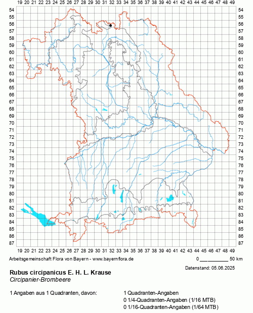 Die Verbreitungskarte zu Rubus circipanicus E. H. L. Krause wird geladen ...