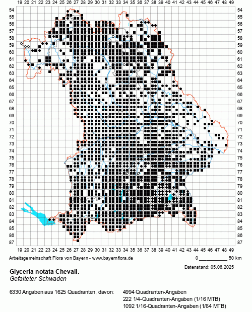 Die Verbreitungskarte zu Glyceria notata Chevall. wird geladen ...