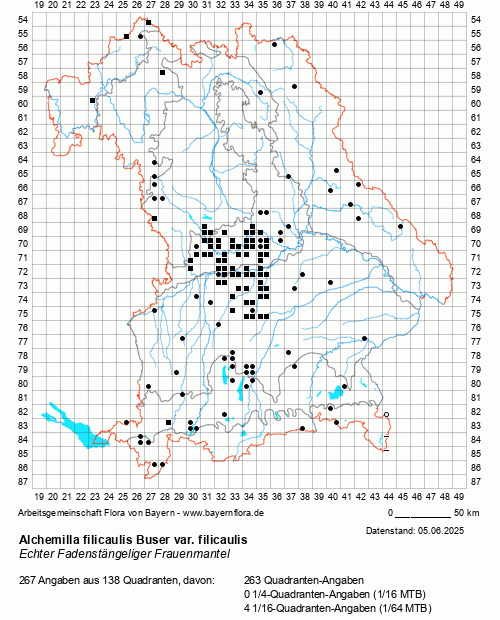 Die Verbreitungskarte zu Alchemilla filicaulis Buser var. filicaulis wird geladen ...