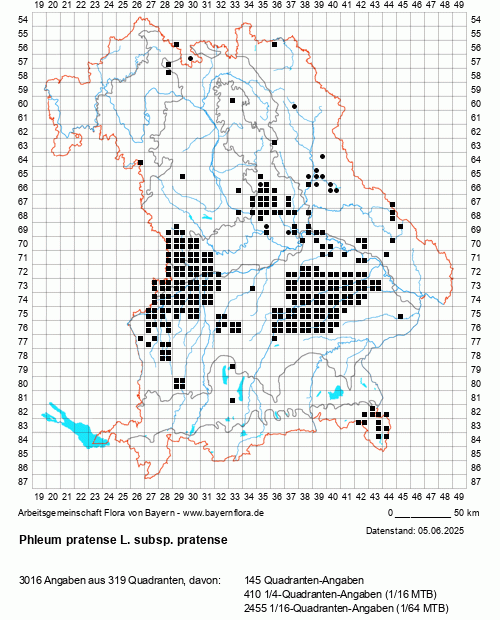 Die Verbreitungskarte zu Phleum pratense L. subsp. pratense wird geladen ...