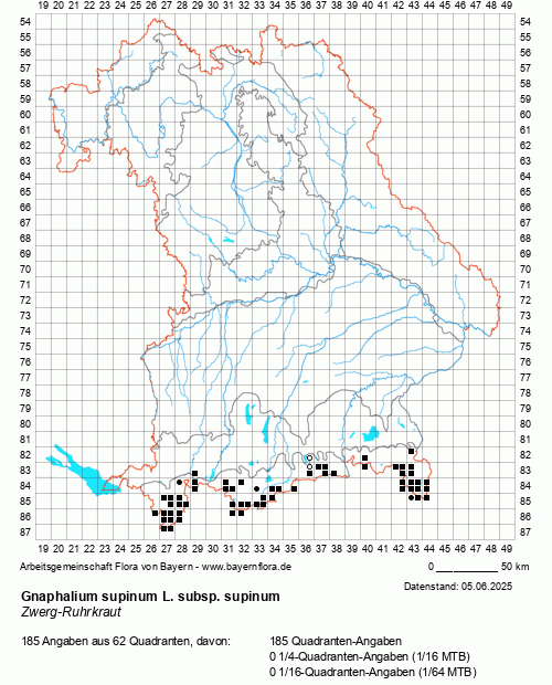 Die Verbreitungskarte zu Gnaphalium supinum L. subsp. supinum wird geladen ...