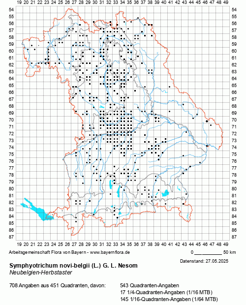 Die Verbreitungskarte zu Symphyotrichum novi-belgii (L.) G. L. Nesom wird geladen ...