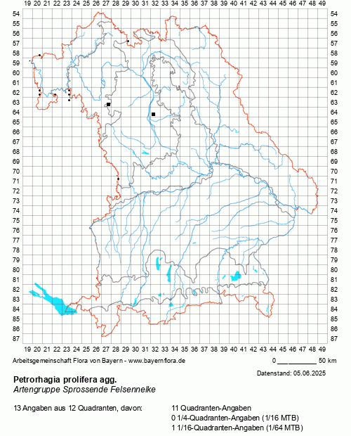 Die Verbreitungskarte zu Petrorhagia prolifera agg. wird geladen ...