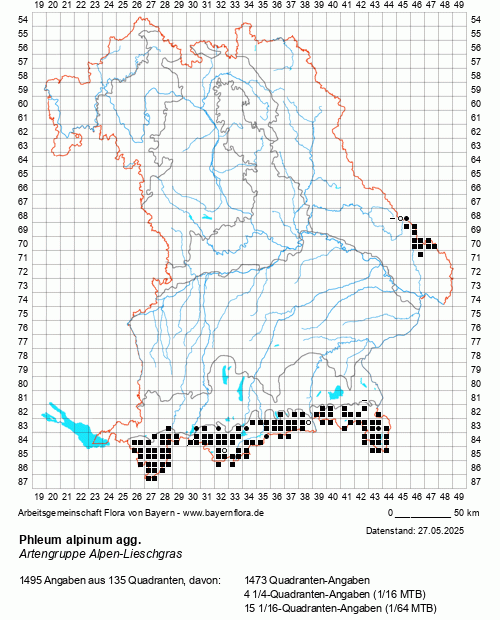 Die Verbreitungskarte zu Phleum alpinum agg. wird geladen ...