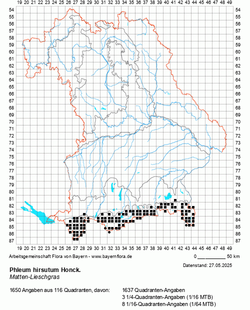 Die Verbreitungskarte zu Phleum hirsutum Honck. wird geladen ...
