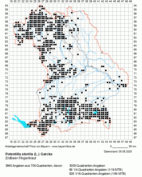 Die Verbreitungskarte zu Potentilla sterilis (L.) Garcke wird geladen ...