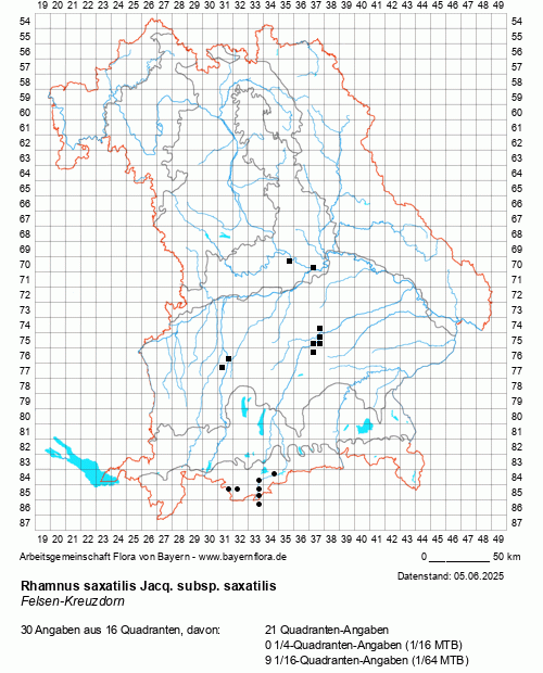 Die Verbreitungskarte zu Rhamnus saxatilis Jacq. subsp. saxatilis wird geladen ...