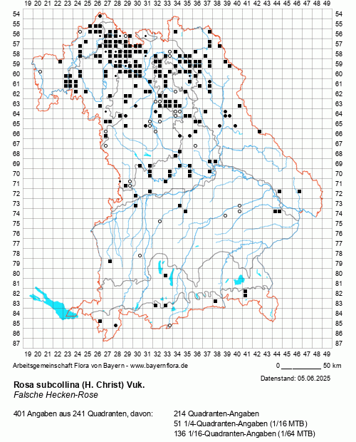 Die Verbreitungskarte zu Rosa subcollina (H. Christ) Vuk. wird geladen ...