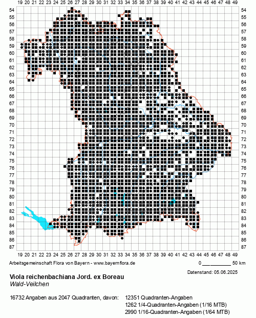 Die Verbreitungskarte zu Viola reichenbachiana Jord. ex Boreau wird geladen ...