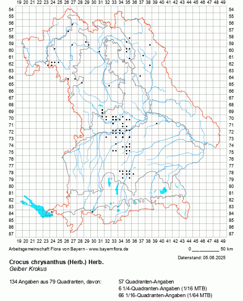Die Verbreitungskarte zu Crocus chrysanthus (Herb.) Herb. wird geladen ...